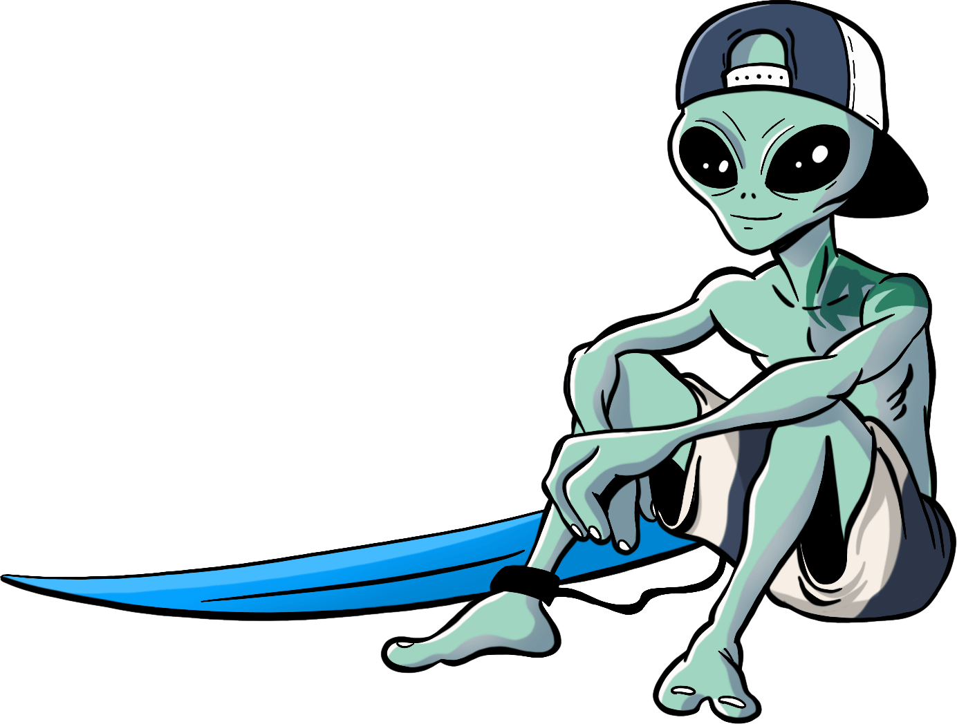 Surfer Alien